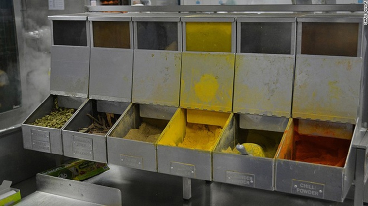 Gia vị sử dụng chế biến dồ ăn trên máy bay